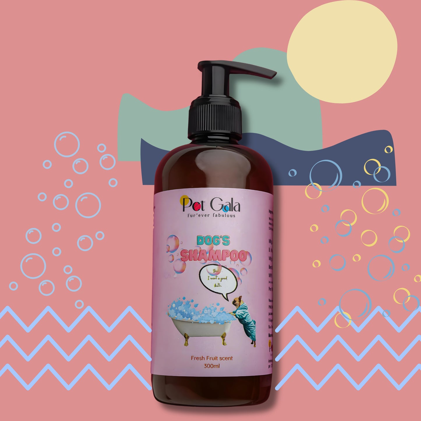 Dog's Shampoo With Fresh Fruit Scent 300ml